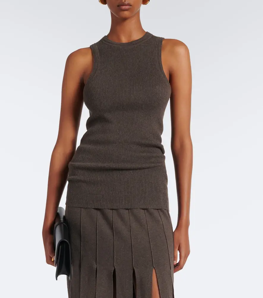 Lisa Yang Amya cotton and cashmere tank top | Thumbnail 6 Lisa Yang Amya cotton and cashmere tank top | Thumbnail 6