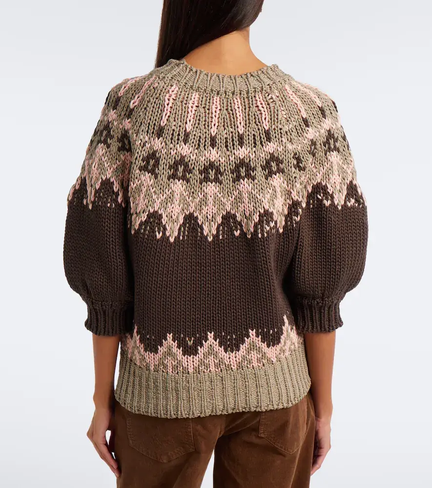 Altuzarra Marty Fair Isle cotton sweater | Thumbnail 4 Altuzarra Marty Fair Isle cotton sweater | Thumbnail 4