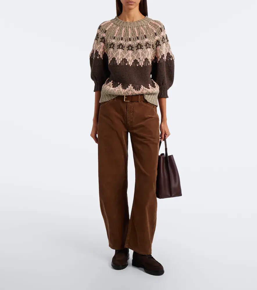 Altuzarra Marty Fair Isle cotton sweater | Thumbnail 5 Altuzarra Marty Fair Isle cotton sweater | Thumbnail 5