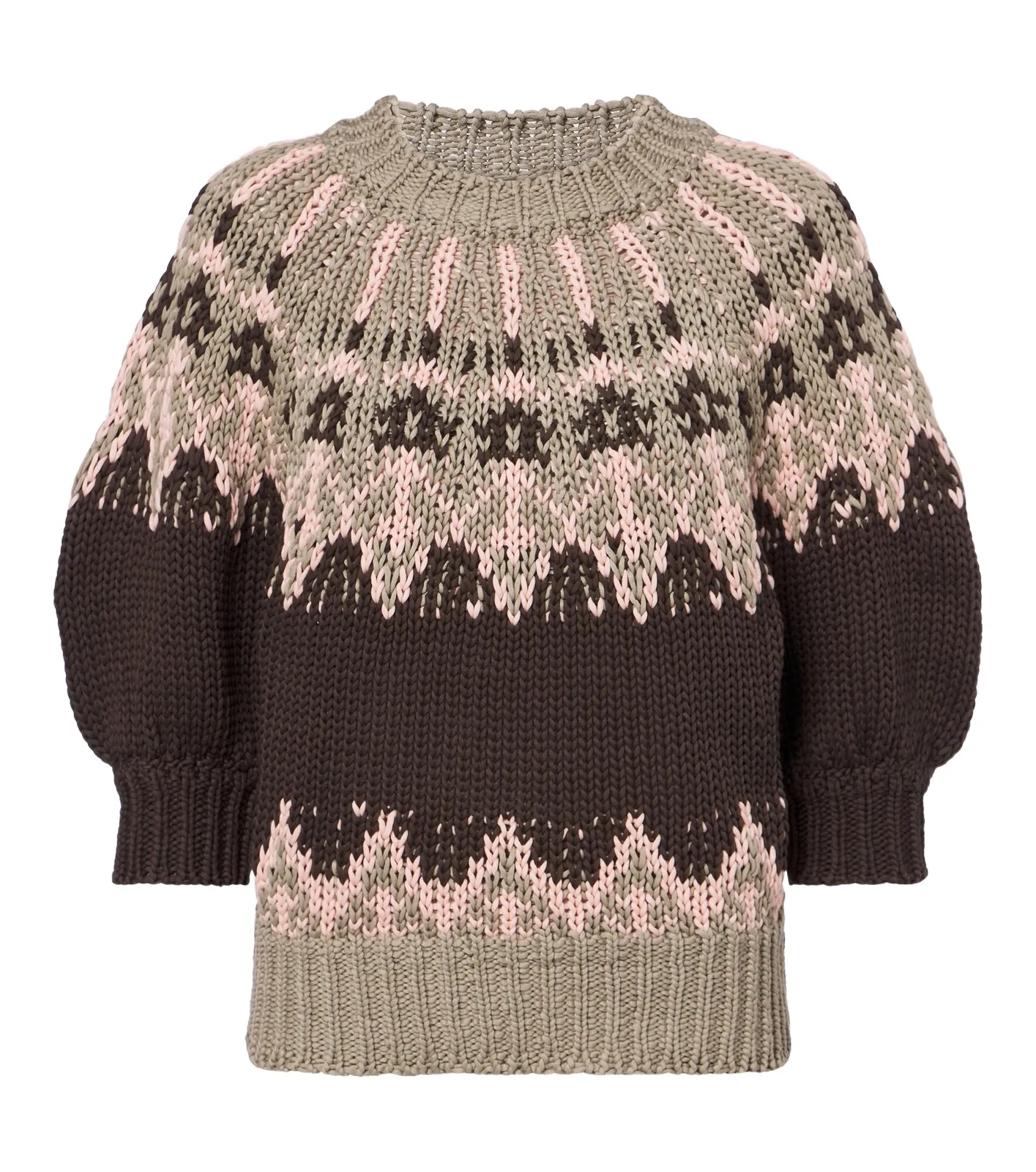 Altuzarra Marty Fair Isle cotton sweater
