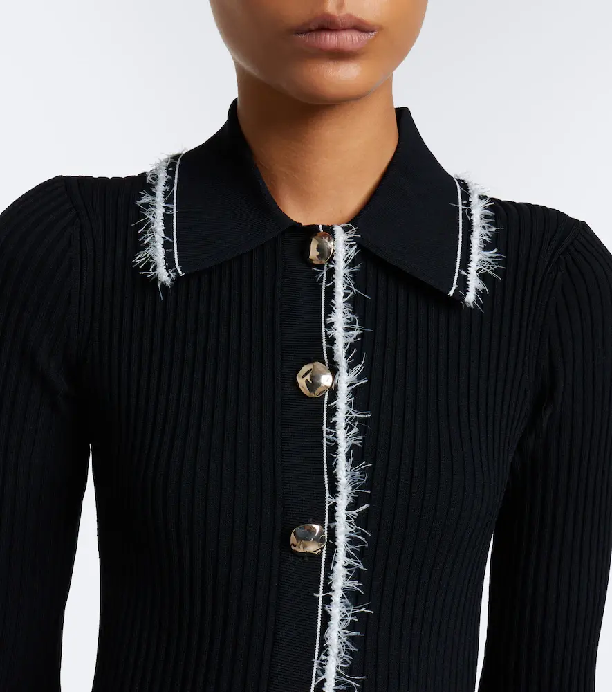Simkhai Ribbed-knit shirt dress | Thumbnail 2 Simkhai Ribbed-knit shirt dress | Thumbnail 2