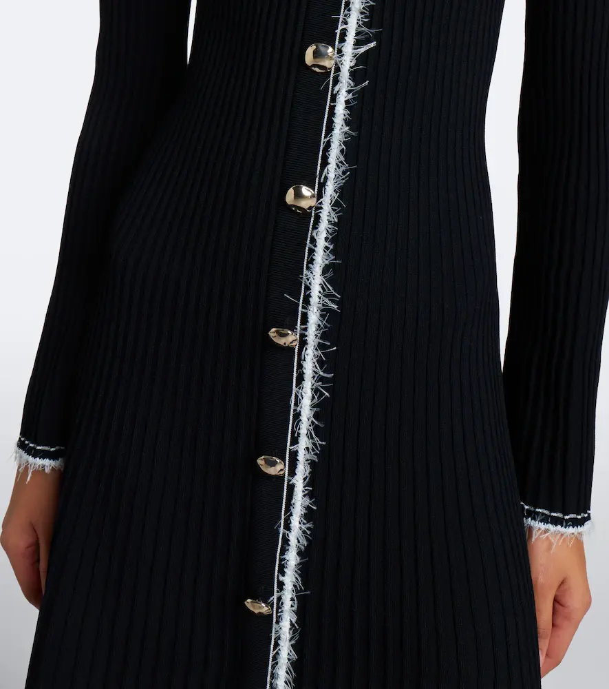 Simkhai Ribbed-knit shirt dress | Thumbnail 5 Simkhai Ribbed-knit shirt dress | Thumbnail 5