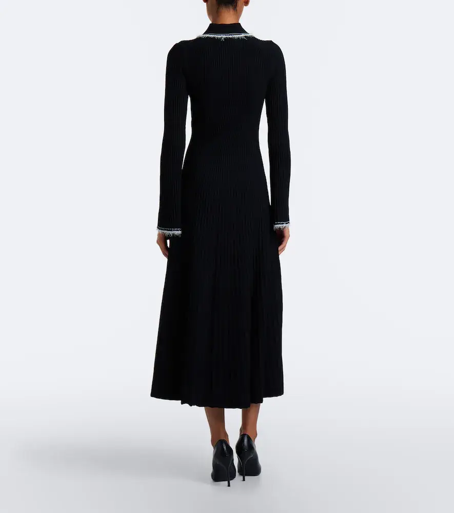 Simkhai Ribbed-knit shirt dress | Thumbnail 6 Simkhai Ribbed-knit shirt dress | Thumbnail 6