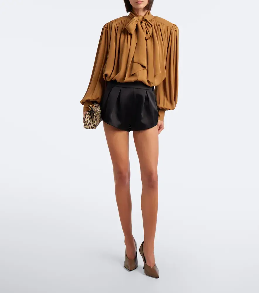 Retrofête Retrofête Colton satin shorts | Thumbnail 6