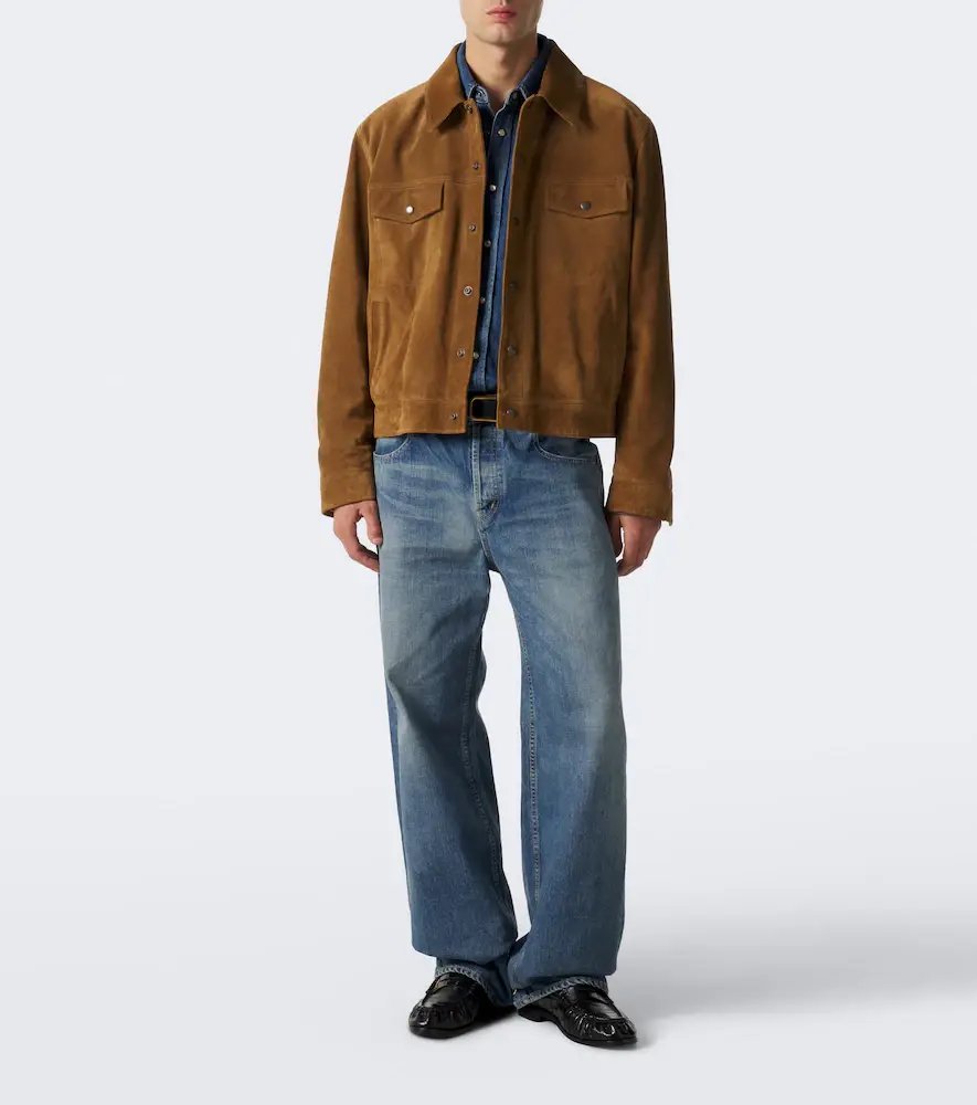 Saint Laurent Cassandre denim shirt | Thumbnail 3