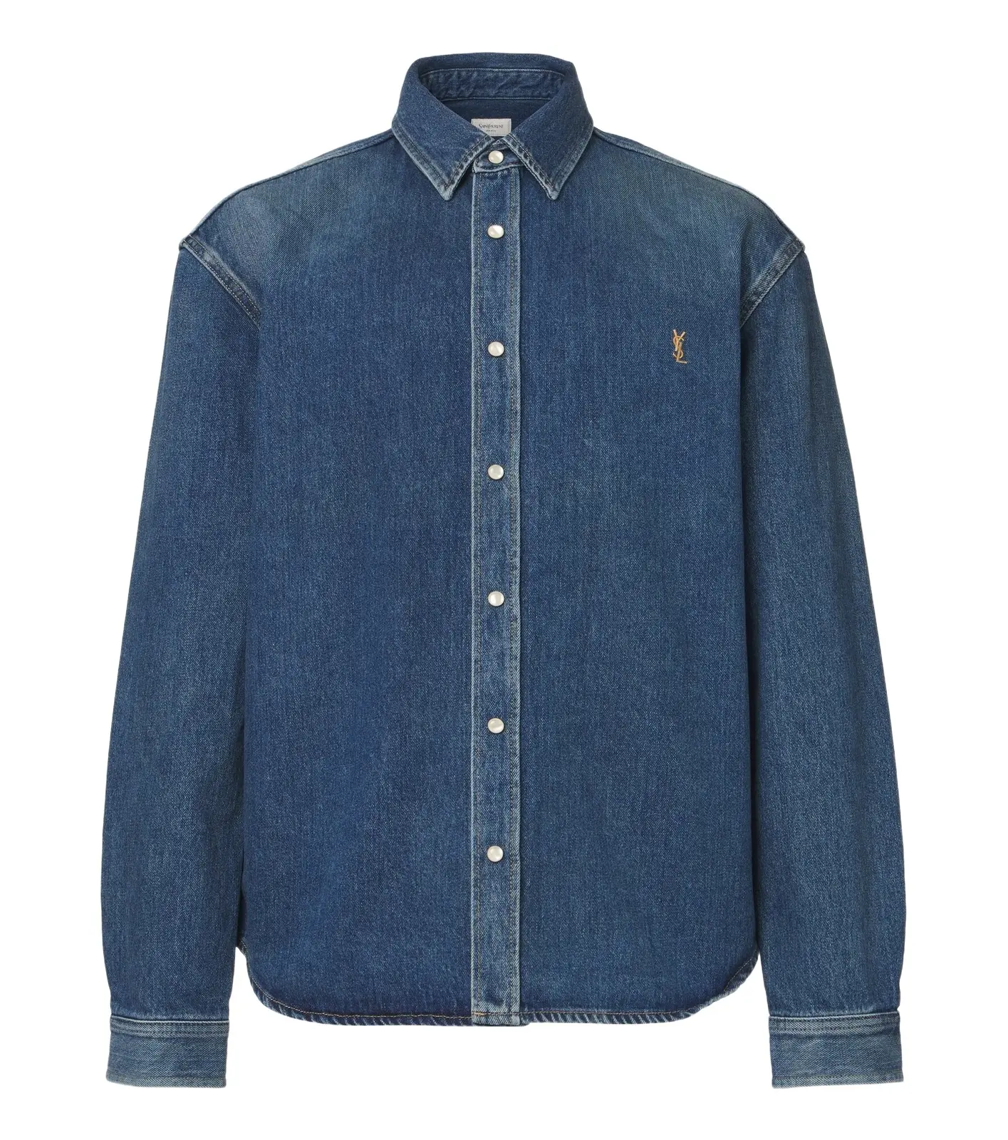 Saint Laurent Cassandre denim shirt
