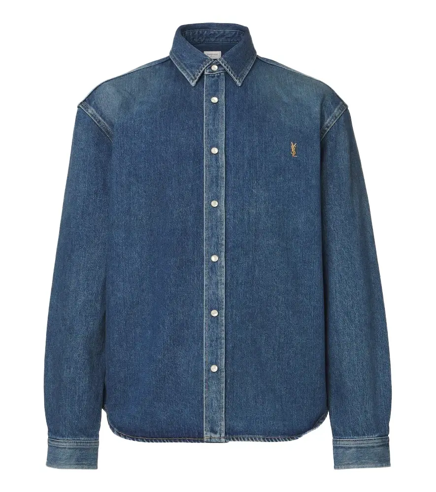 Saint Laurent Cassandre denim shirt