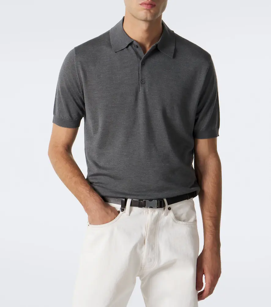 Prada Cashmere and silk polo shirt | Thumbnail 5 Prada Cashmere and silk polo shirt | Thumbnail 5
