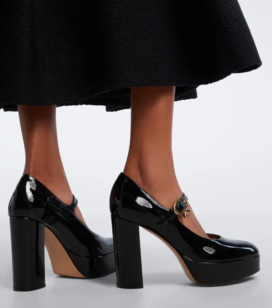Gianvito Rossi Doris patent leather Mary Jane platform pumps | Thumbnail 5
