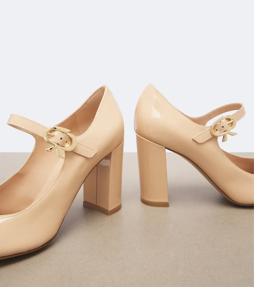 Gianvito Rossi Mary Ribbon patent leather Mary Jane pumps | Thumbnail 2 Gianvito Rossi Mary Ribbon patent leather Mary Jane pumps | Thumbnail 2