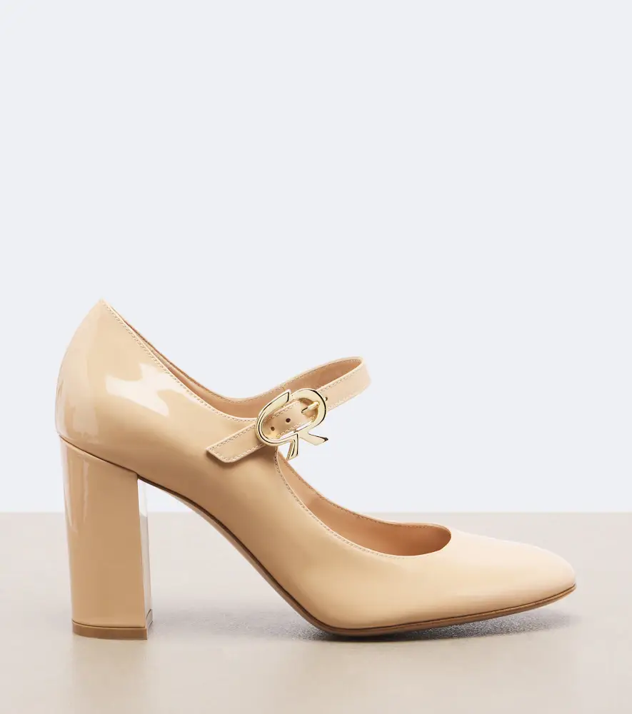 Gianvito Rossi Mary Ribbon patent leather Mary Jane pumps | Thumbnail 4 Gianvito Rossi Mary Ribbon patent leather Mary Jane pumps | Thumbnail 4