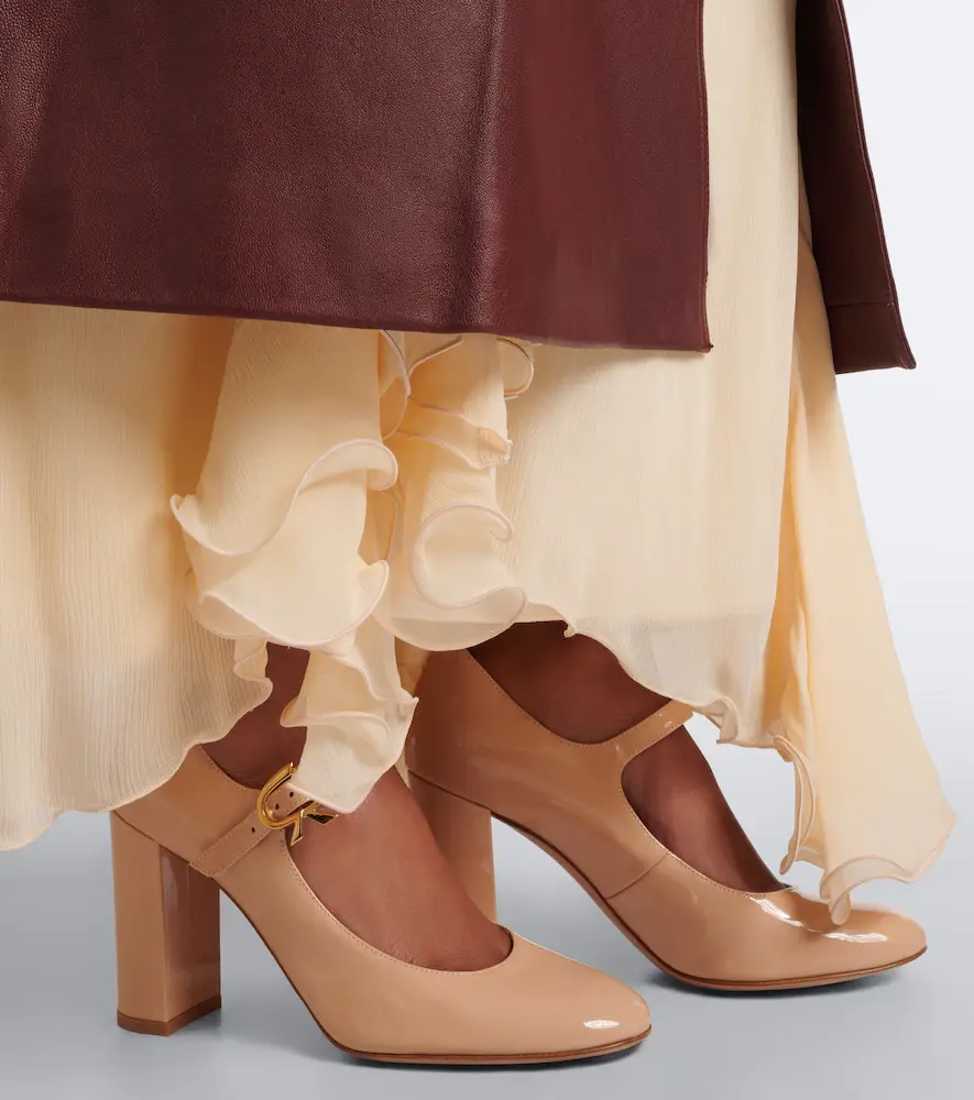 Gianvito Rossi Mary Ribbon patent leather Mary Jane pumps | Thumbnail 6 Gianvito Rossi Mary Ribbon patent leather Mary Jane pumps | Thumbnail 6
