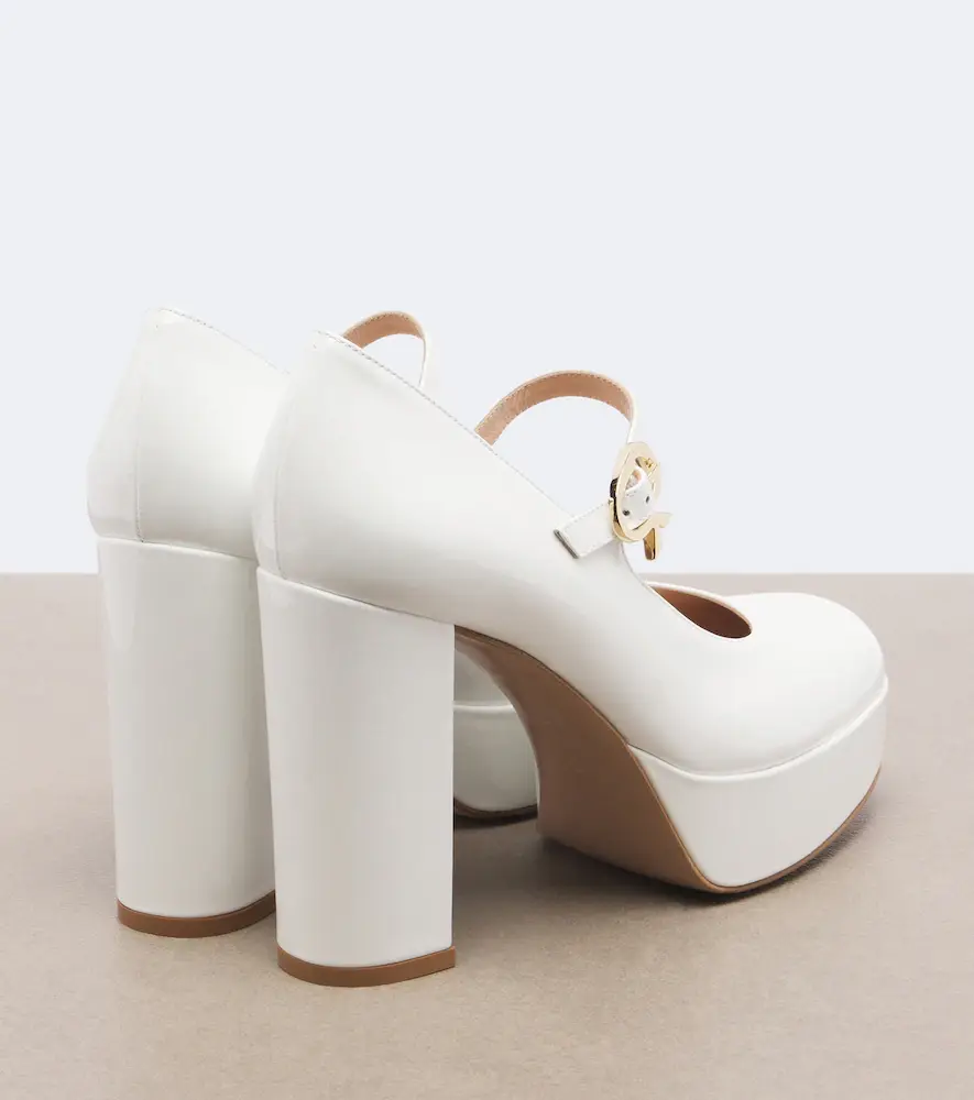Gianvito Rossi Doris patent leather Mary Jane platform pumps | Thumbnail 2
