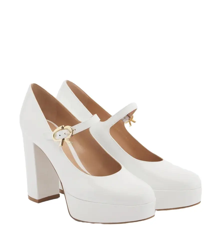 Doris patent leather Mary Jane platform pumps Doris patent leather Mary Jane platform pumps