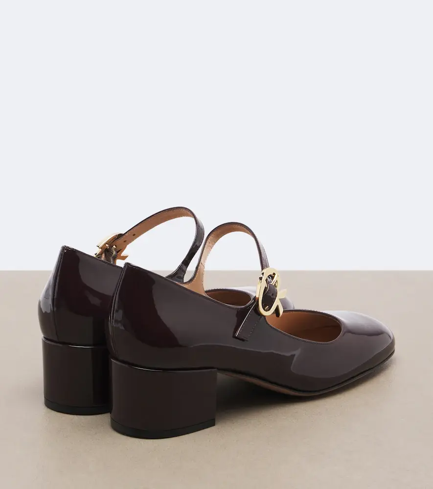 Gianvito Rossi Mary Ribbon patent leather Mary Jane pumps | Thumbnail 3 Gianvito Rossi Mary Ribbon patent leather Mary Jane pumps | Thumbnail 3