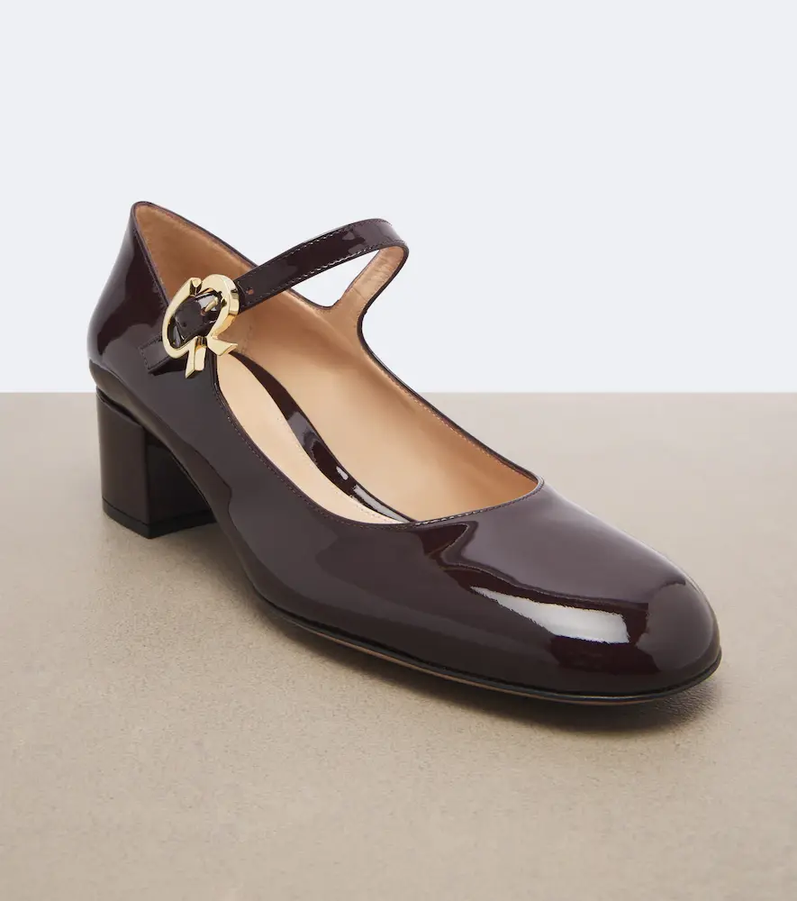 Gianvito Rossi Mary Ribbon patent leather Mary Jane pumps | Thumbnail 4 Gianvito Rossi Mary Ribbon patent leather Mary Jane pumps | Thumbnail 4
