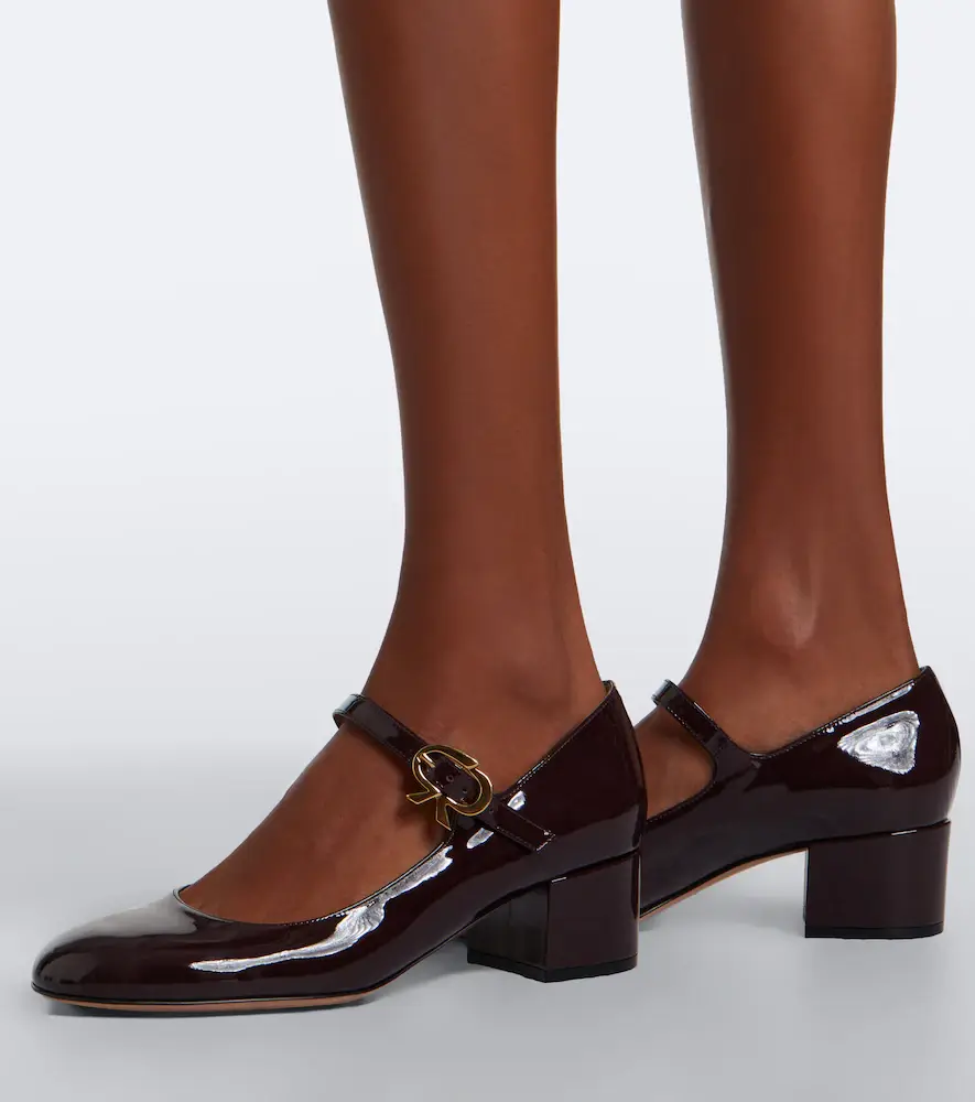 Gianvito Rossi Mary Ribbon patent leather Mary Jane pumps | Thumbnail 5 Gianvito Rossi Mary Ribbon patent leather Mary Jane pumps | Thumbnail 5