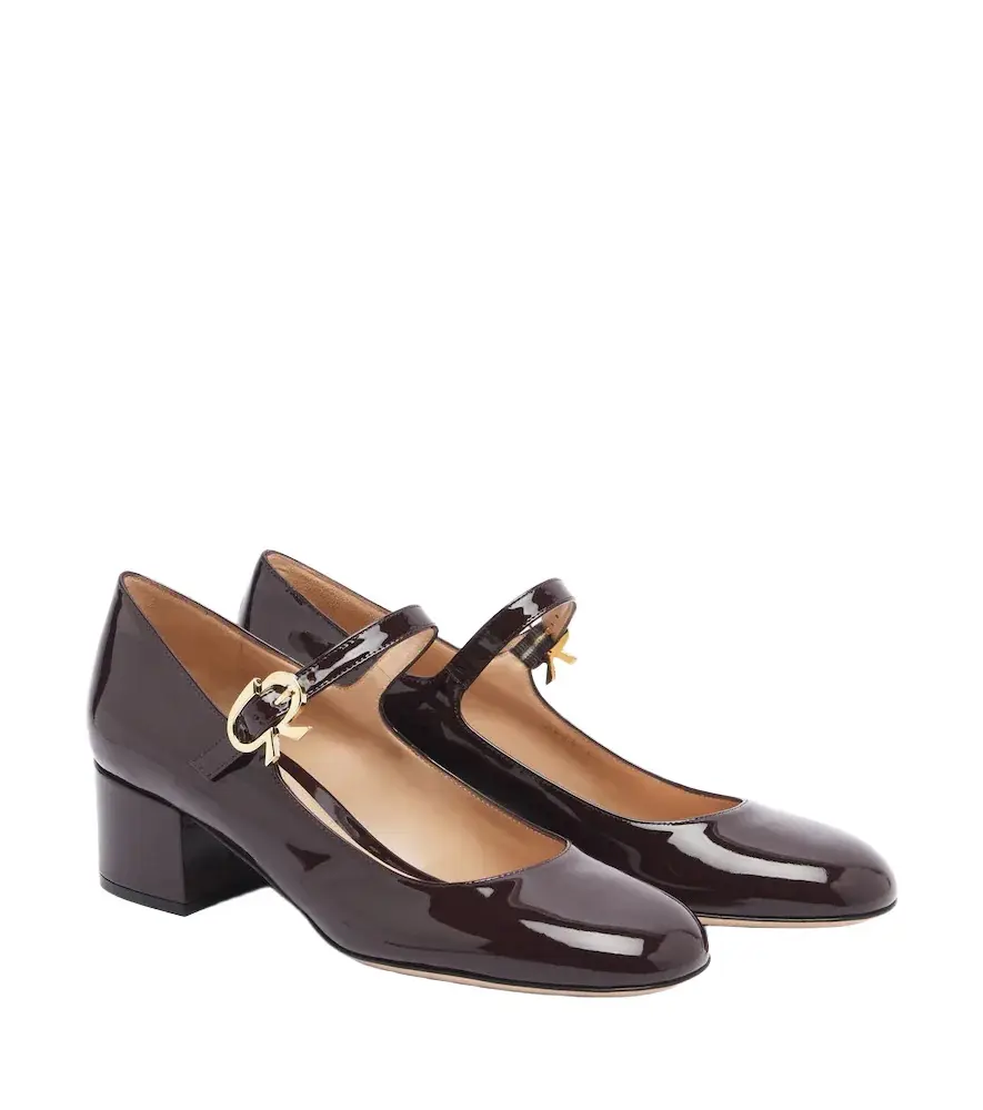 Mary Ribbon patent leather Mary Jane pumps Mary Ribbon patent leather Mary Jane pumps