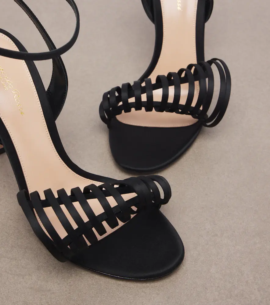 Gianvito Rossi Satin sandals | Thumbnail 2 Gianvito Rossi Satin sandals | Thumbnail 2