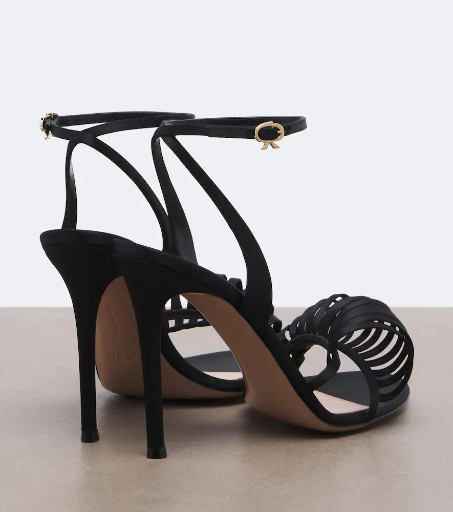 Gianvito Rossi Satin sandals | Thumbnail 4 Gianvito Rossi Satin sandals | Thumbnail 4