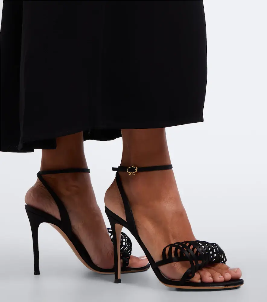 Gianvito Rossi Satin sandals | Thumbnail 6 Gianvito Rossi Satin sandals | Thumbnail 6