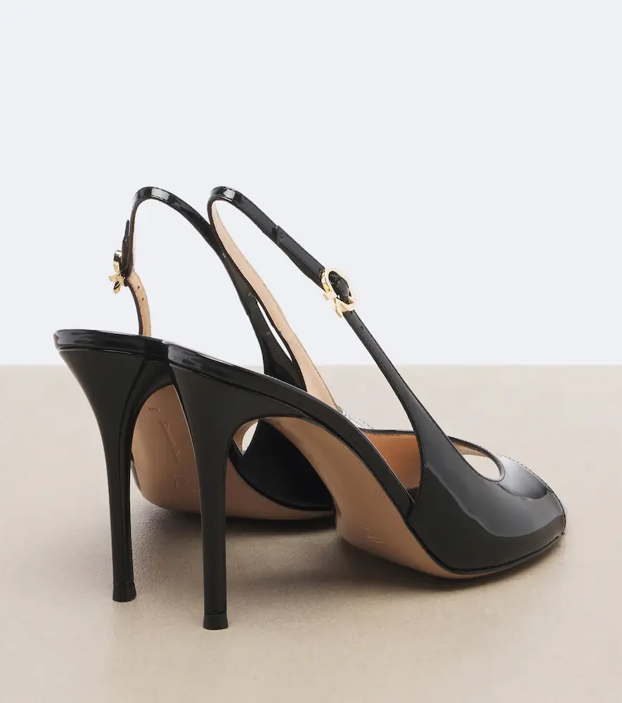 Gianvito Rossi Patent leather slingback sandals | Thumbnail 2 Gianvito Rossi Patent leather slingback sandals | Thumbnail 2
