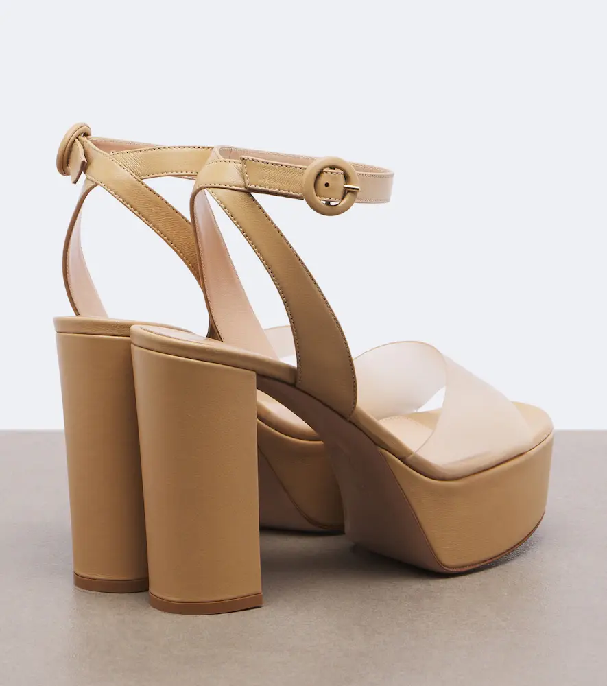 Gianvito Rossi Leather and PVC platform sandals | Thumbnail 4 Gianvito Rossi Leather and PVC platform sandals | Thumbnail 4
