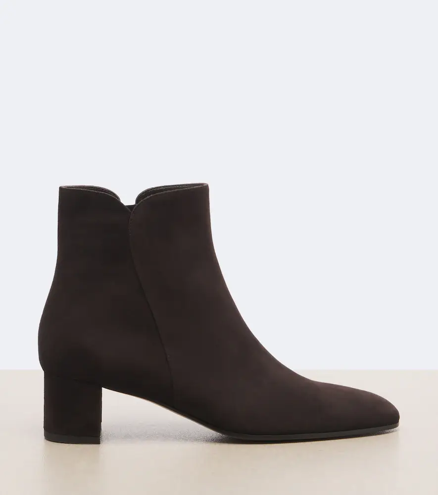 Gianvito Rossi Lisa suede ankle boots | Thumbnail 3
