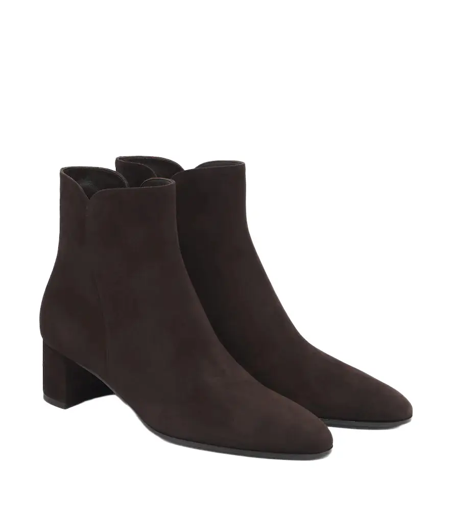 Gianvito Rossi Lisa suede ankle boots