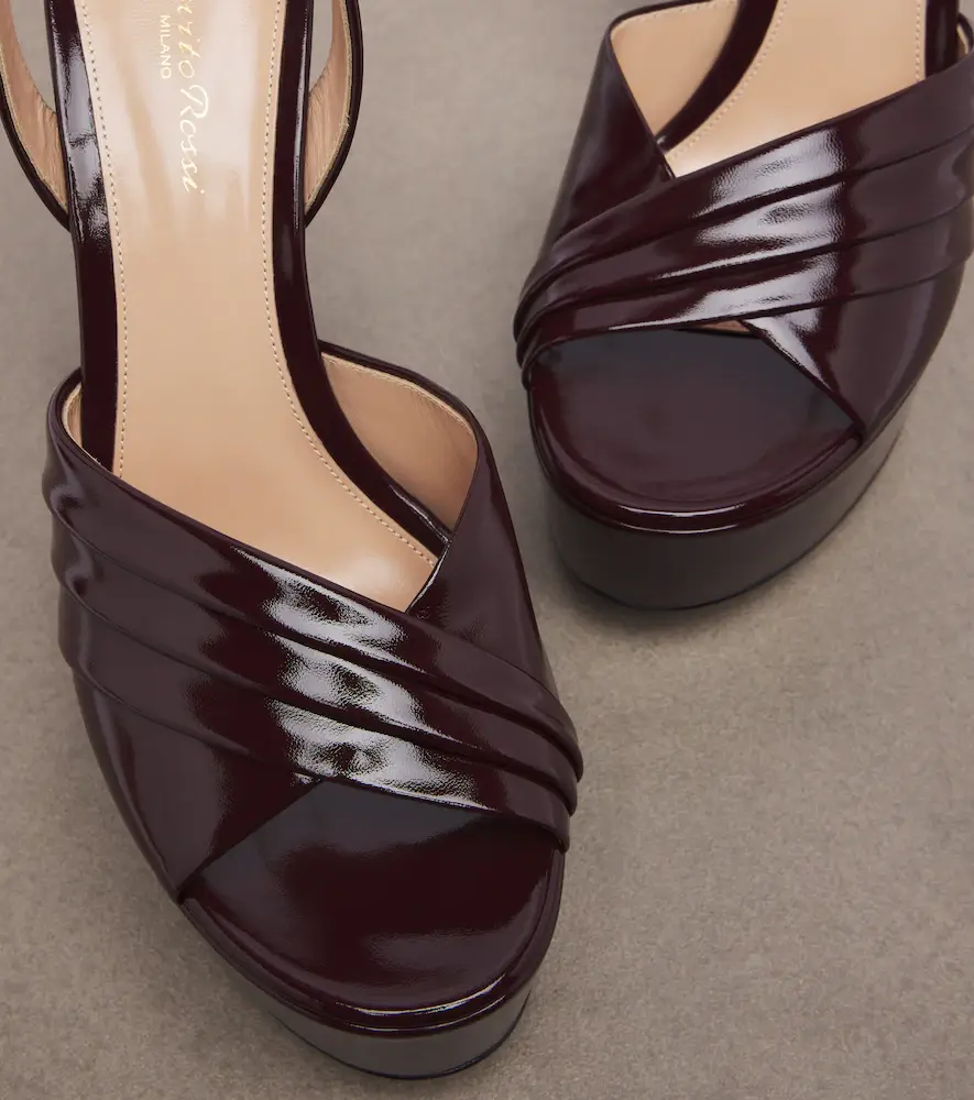 Gianvito Rossi Leather platform sandals | Thumbnail 2 Gianvito Rossi Leather platform sandals | Thumbnail 2