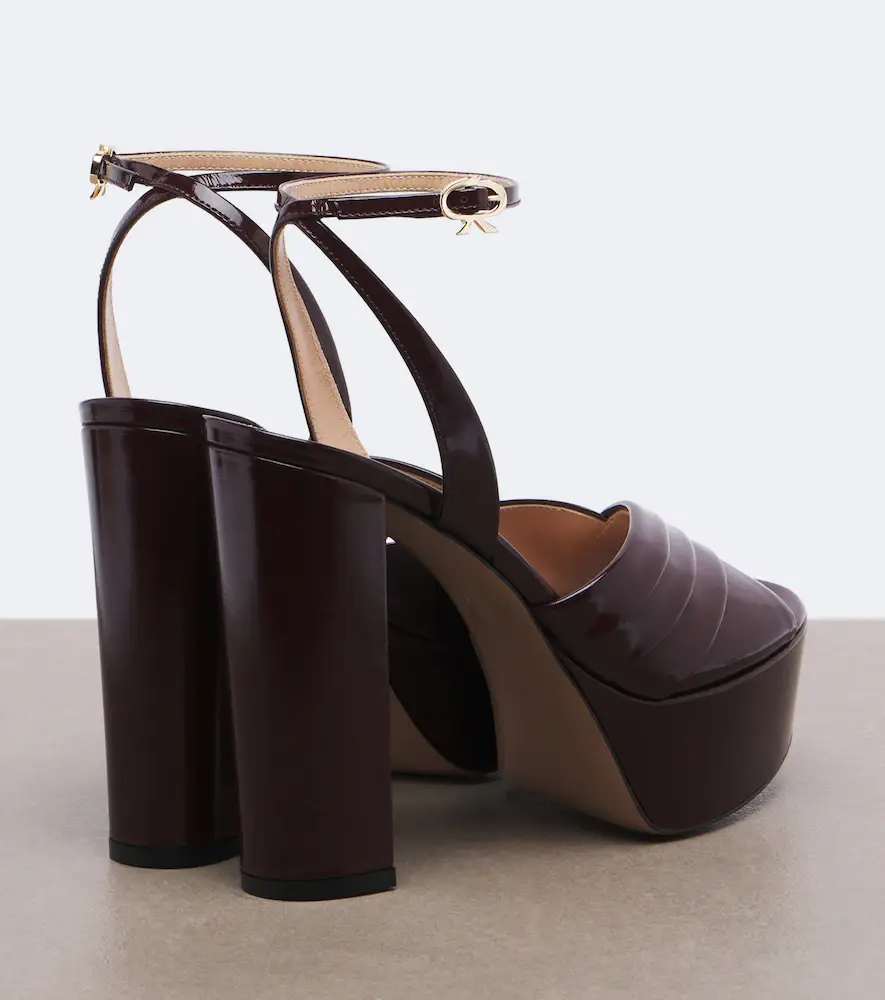 Gianvito Rossi Leather platform sandals | Thumbnail 4 Gianvito Rossi Leather platform sandals | Thumbnail 4