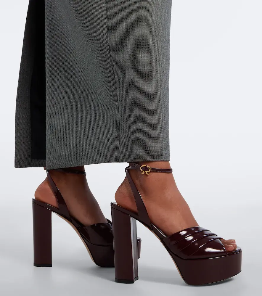 Gianvito Rossi Leather platform sandals | Thumbnail 6 Gianvito Rossi Leather platform sandals | Thumbnail 6