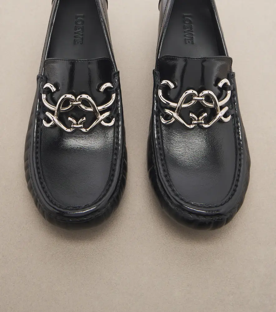 Loewe Oval Double L leather loafer pumps | Thumbnail 3 Loewe Oval Double L leather loafer pumps | Thumbnail 3
