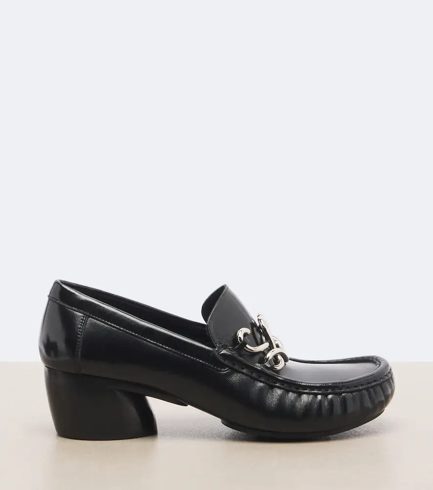 Loewe Oval Double L leather loafer pumps | Thumbnail 4 Loewe Oval Double L leather loafer pumps | Thumbnail 4