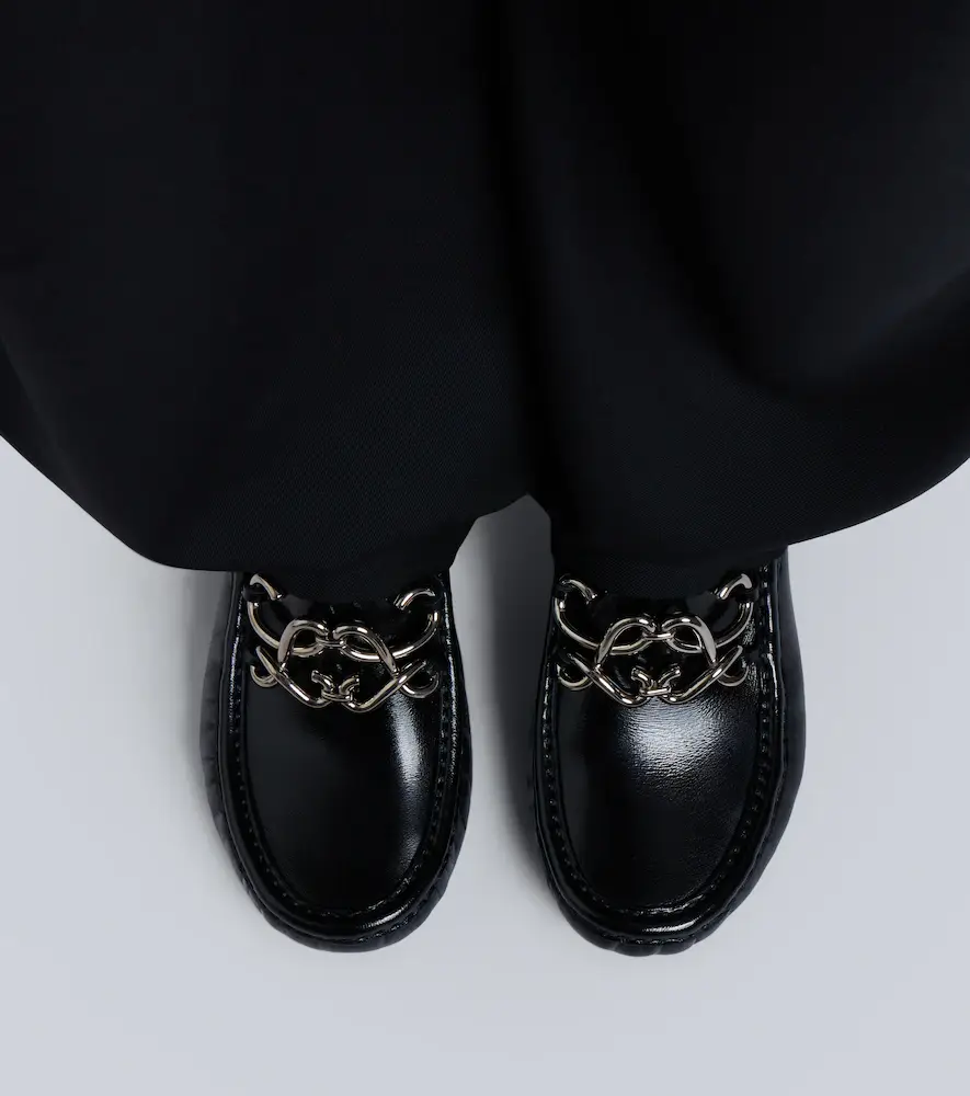 Loewe Oval Double L leather loafer pumps | Thumbnail 6 Loewe Oval Double L leather loafer pumps | Thumbnail 6