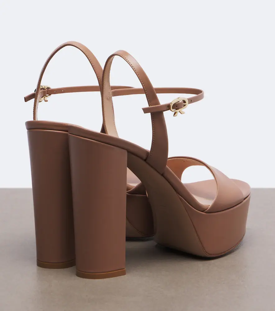 Gianvito Rossi Leather platform sandals | Thumbnail 2 Gianvito Rossi Leather platform sandals | Thumbnail 2