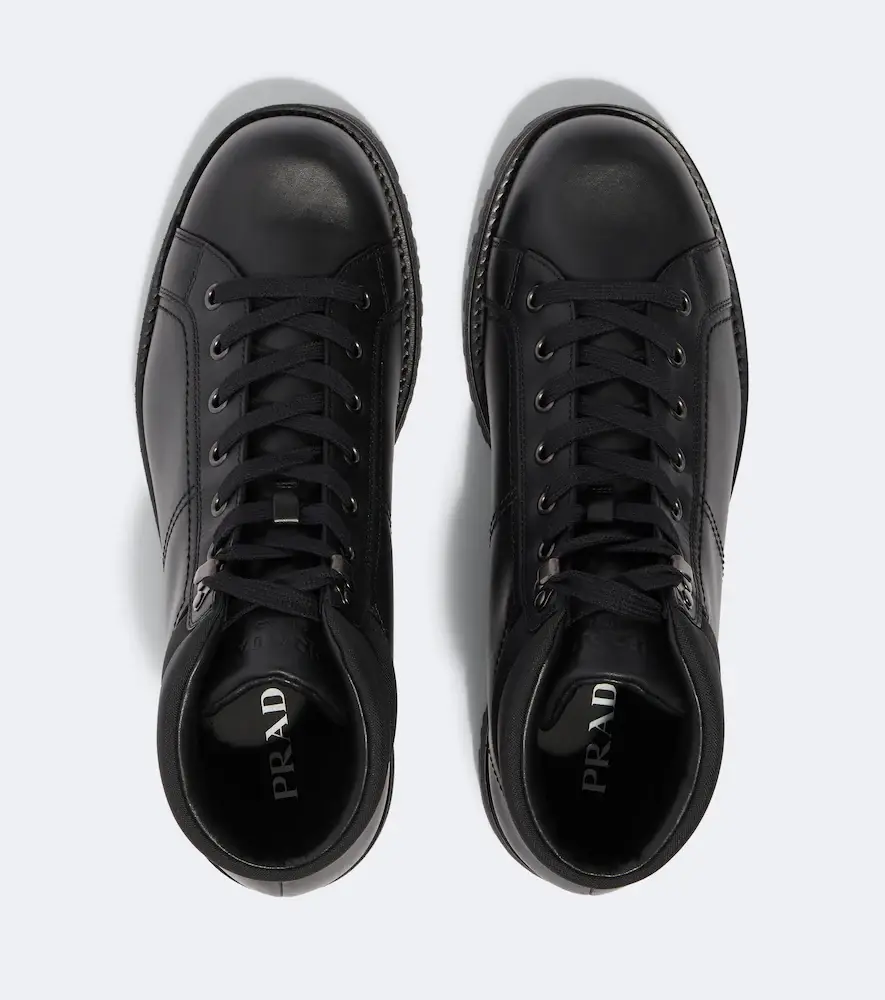 Prada Leather lace-up boots | Thumbnail 2 Prada Leather lace-up boots | Thumbnail 2