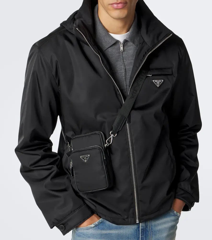 Prada Re-Nylon and Saffiano leather phone pouch | Thumbnail 6