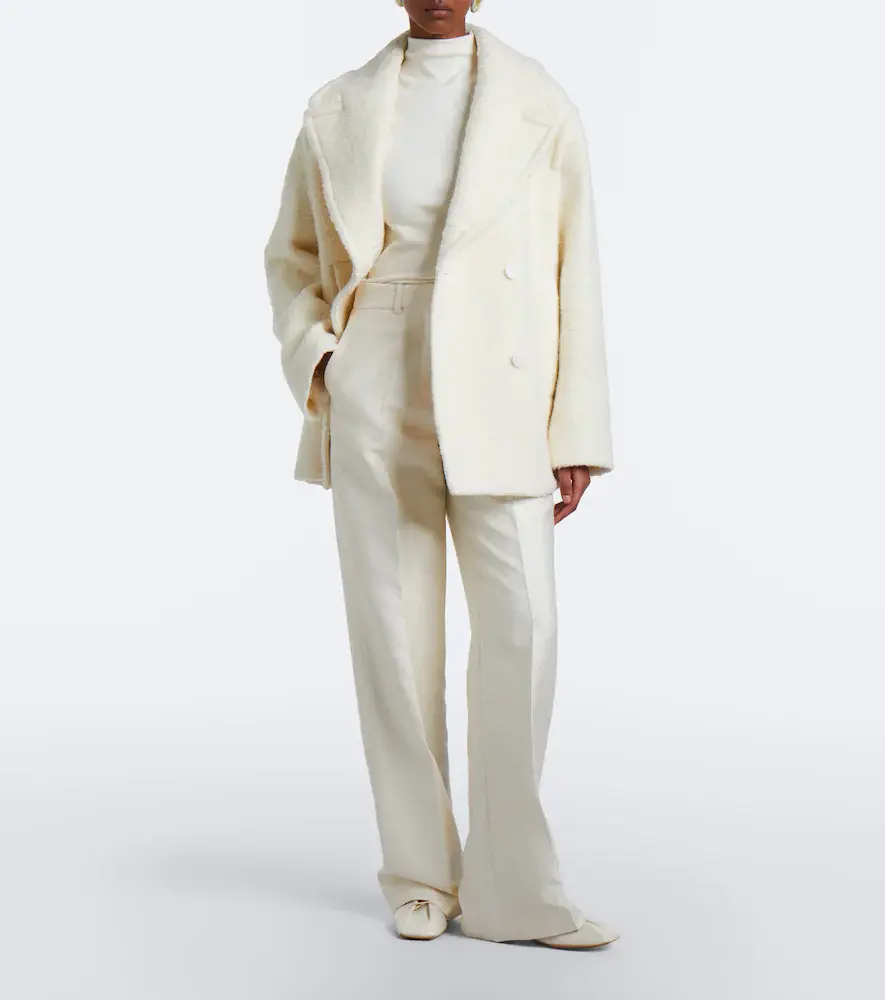 Joseph Eddie wool-blend bouclé coat | Thumbnail 4 Joseph Eddie wool-blend bouclé coat | Thumbnail 4