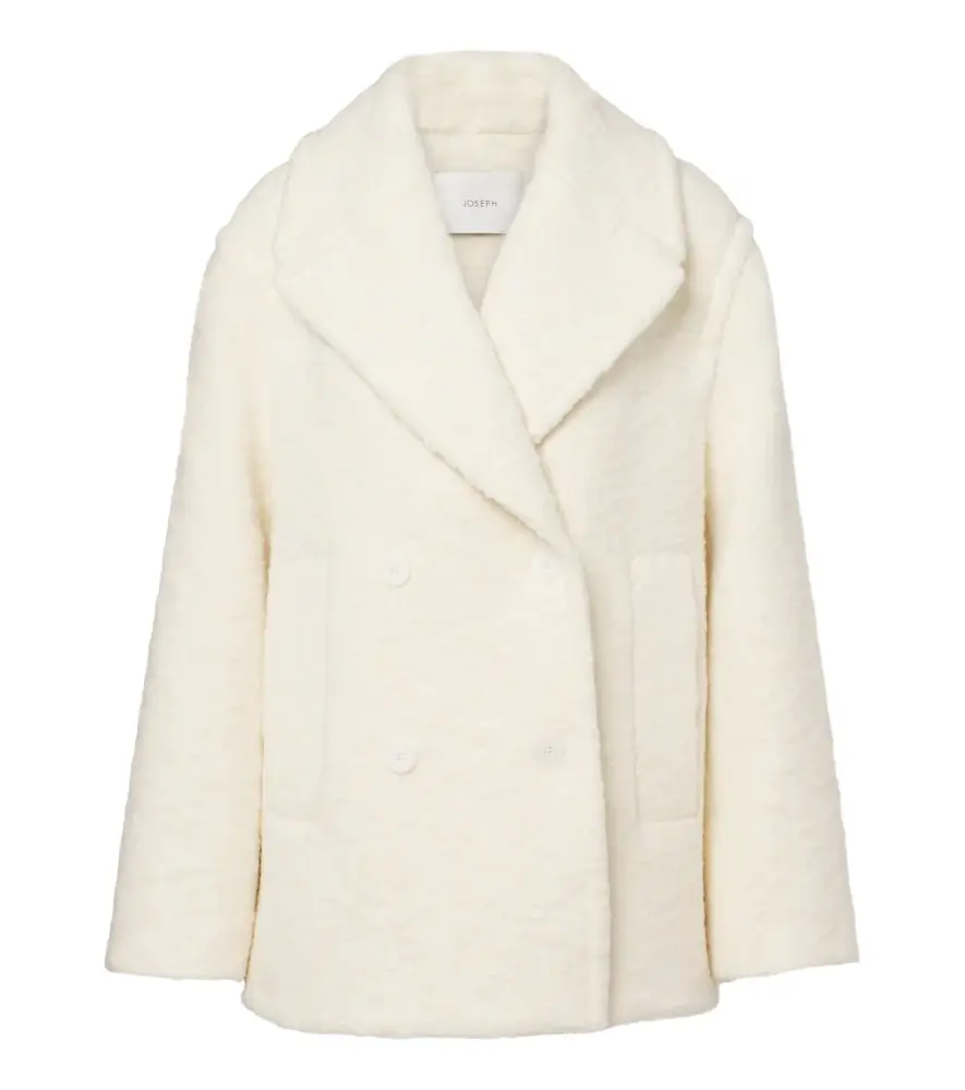Joseph Eddie wool-blend bouclé coat