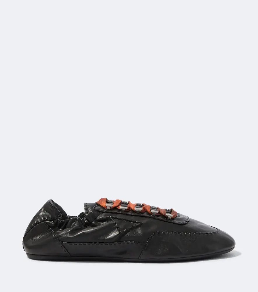 Prada Collapse leather sneakers | Thumbnail 2