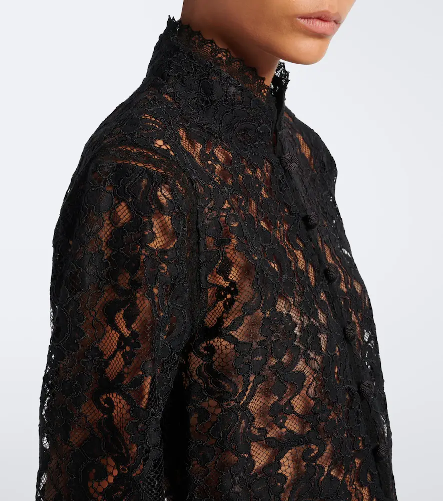 Frame Salon sheer lace top | Thumbnail 3 Frame Salon sheer lace top | Thumbnail 3