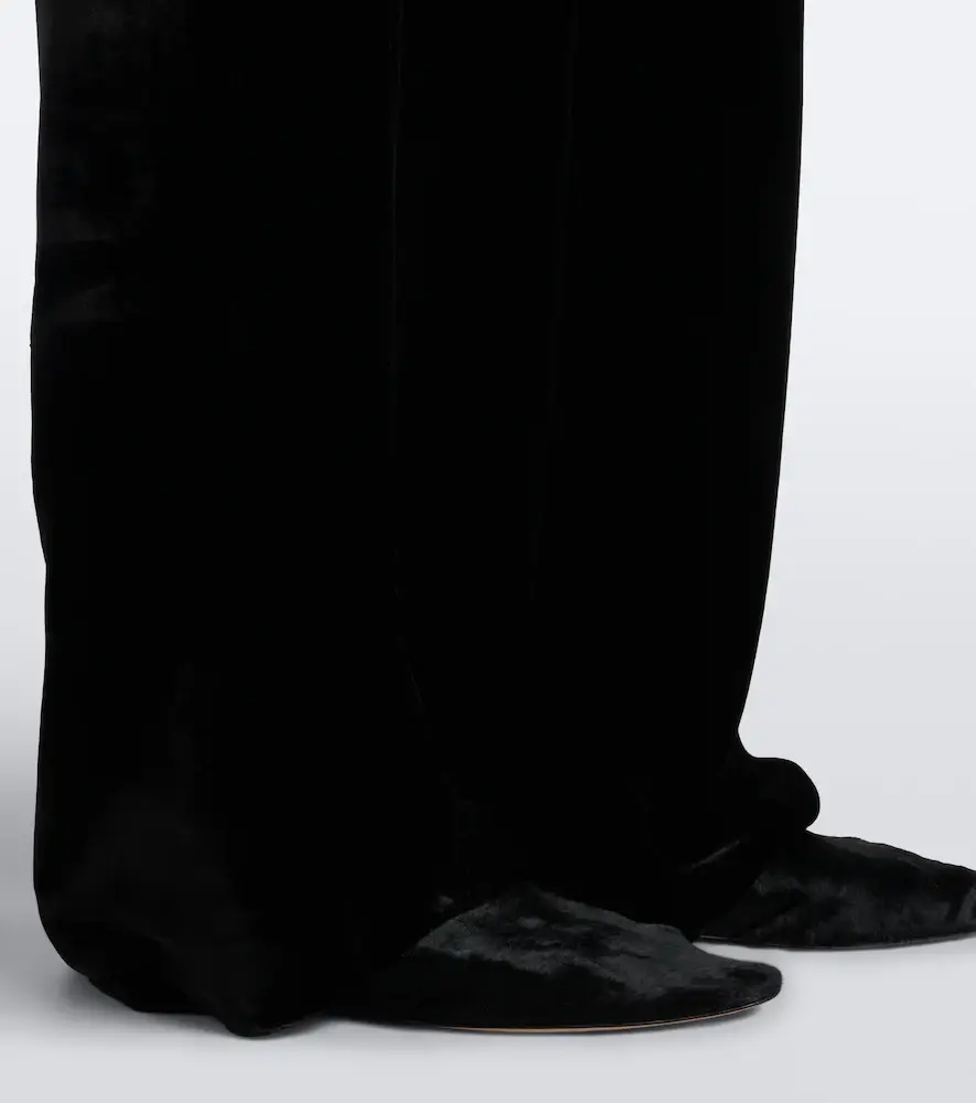 Frame Plaza velvet straight pants | Thumbnail 4 Frame Plaza velvet straight pants | Thumbnail 4