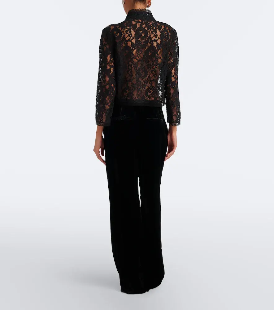 Frame Plaza velvet straight pants | Thumbnail 6 Frame Plaza velvet straight pants | Thumbnail 6