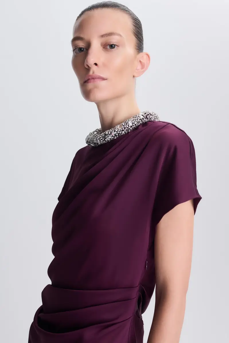 Simkhai Eliza Satin Gown | Thumbnail 6 Simkhai Eliza Satin Gown | Thumbnail 6