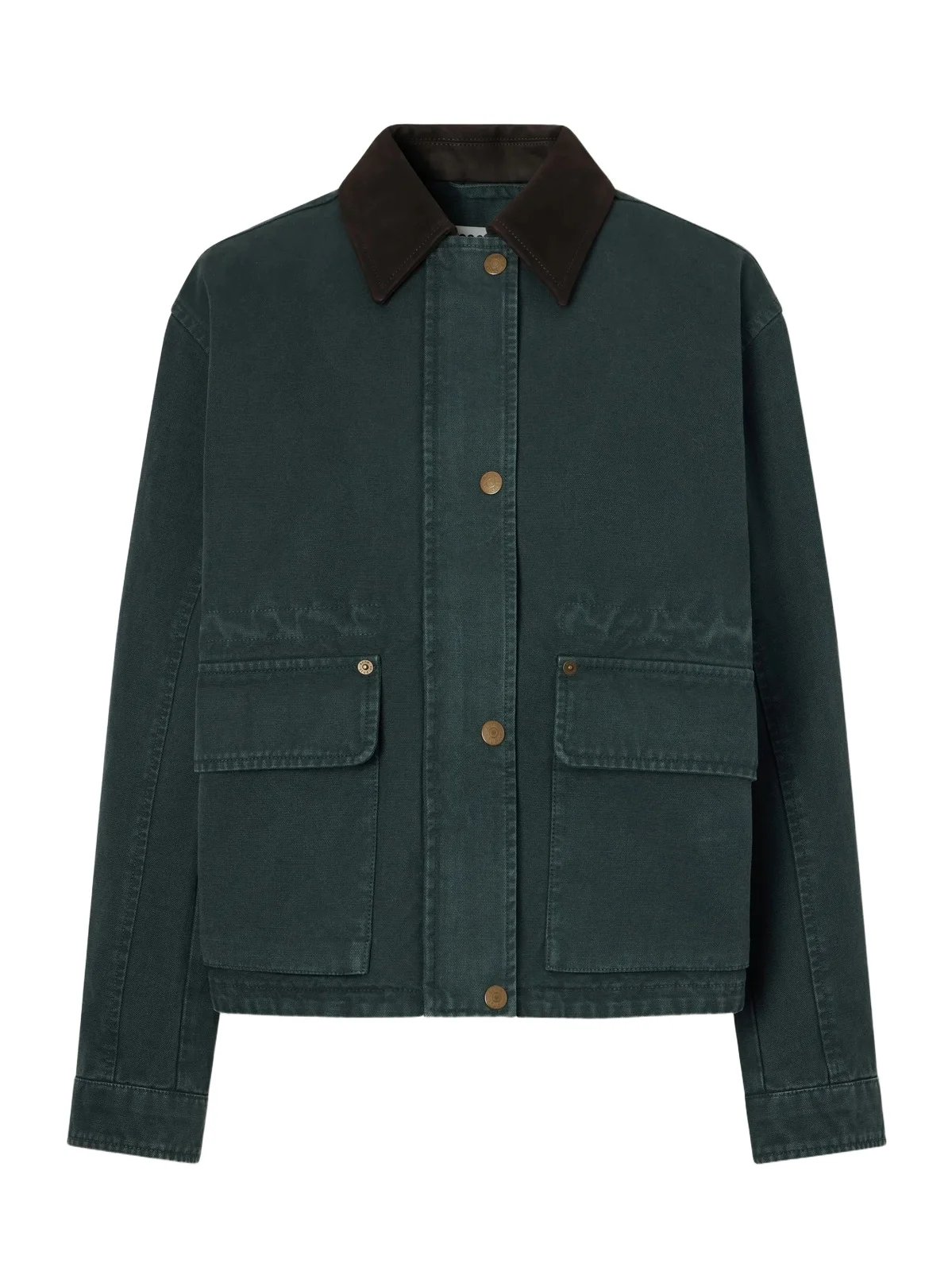 Acne Studios Suede-trimmed Duck Cotton-canvas Jacket