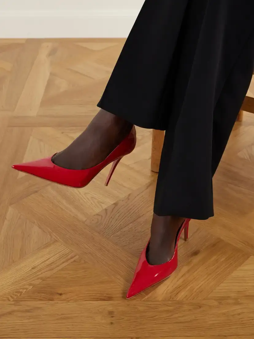 Amina Muaddi Anok 105 Patent-leather Pumps | Thumbnail 2 Amina Muaddi Anok 105 Patent-leather Pumps | Thumbnail 2
