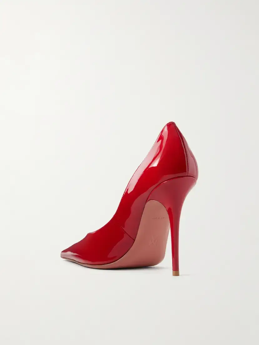 Amina Muaddi Anok 105 Patent-leather Pumps | Thumbnail 3 Amina Muaddi Anok 105 Patent-leather Pumps | Thumbnail 3