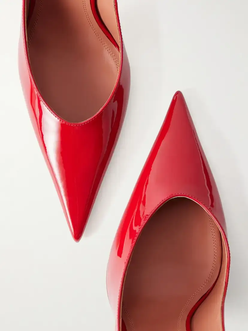 Amina Muaddi Anok 105 Patent-leather Pumps | Thumbnail 5 Amina Muaddi Anok 105 Patent-leather Pumps | Thumbnail 5