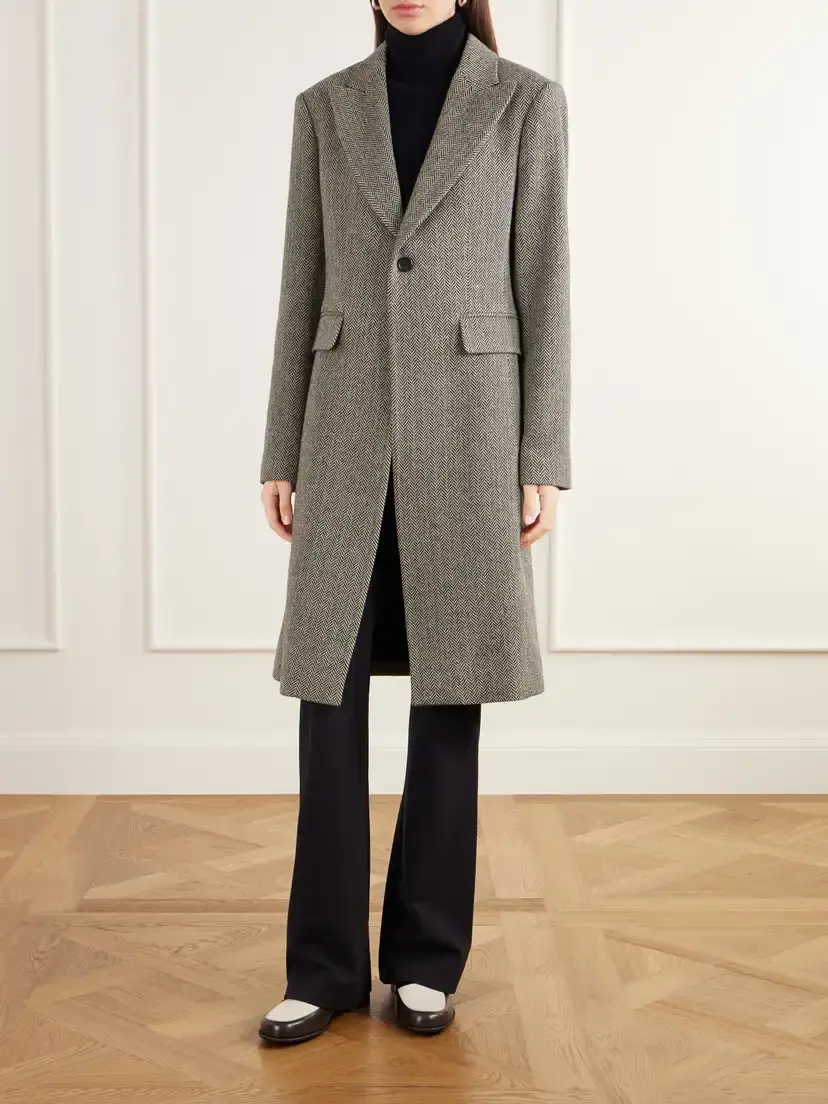 Polo Ralph Lauren Herringbone Wool-blend Twill Coat | Thumbnail 3 Polo Ralph Lauren Herringbone Wool-blend Twill Coat | Thumbnail 3